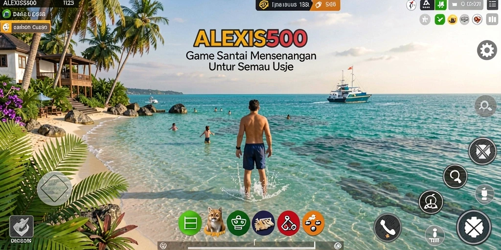 Tangkapan layar ALEXIS500 memperlihatkan momen seru dalam permainan Casual.