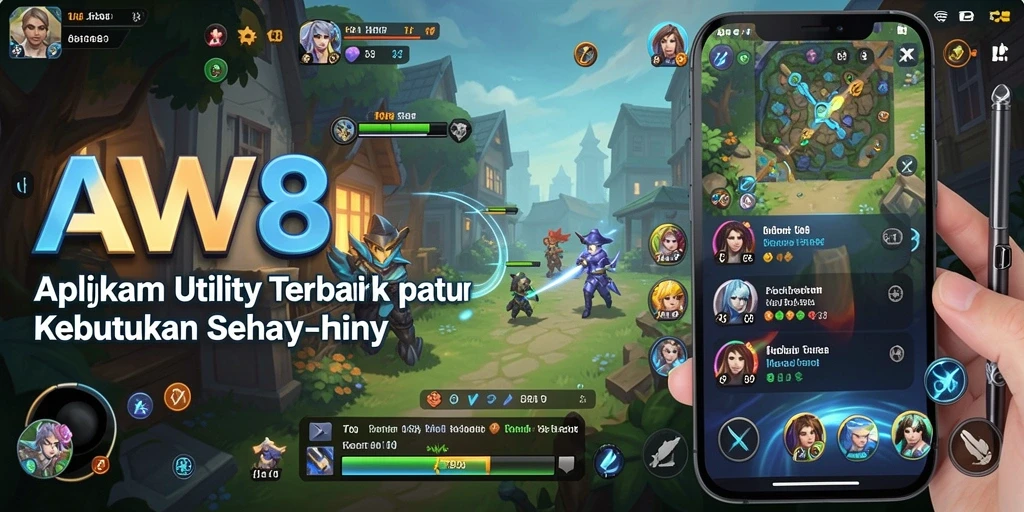 Tampilan antarmuka AW8 yang intuitif dan modern.