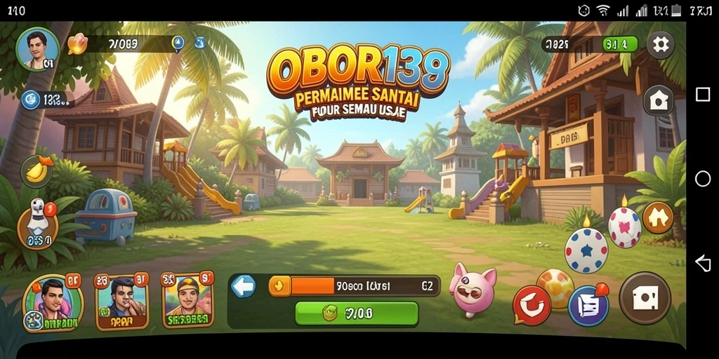 Screenshot menunjukkan gameplay menyenangkan dari OBOR138.