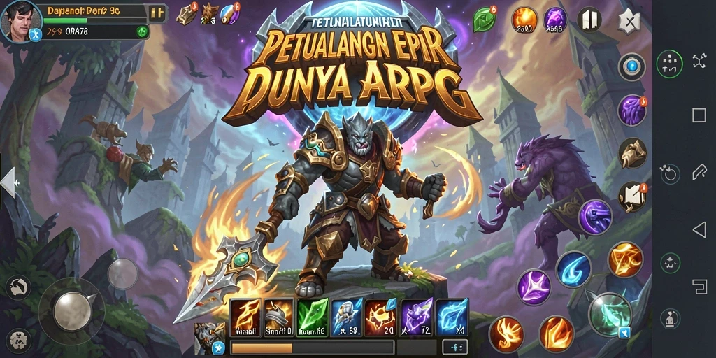 Tampilan gameplay seru dan aksi mendebarkan di ORA78.