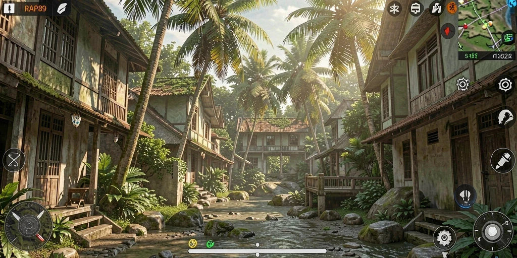 Tampilan gameplay RAP89 yang menawan dalam simulasi kehidupan.