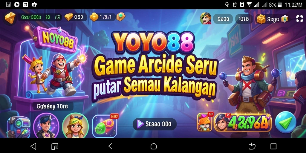 Tampilan gameplay seru dari YOYO88 yang penuh tantangan.